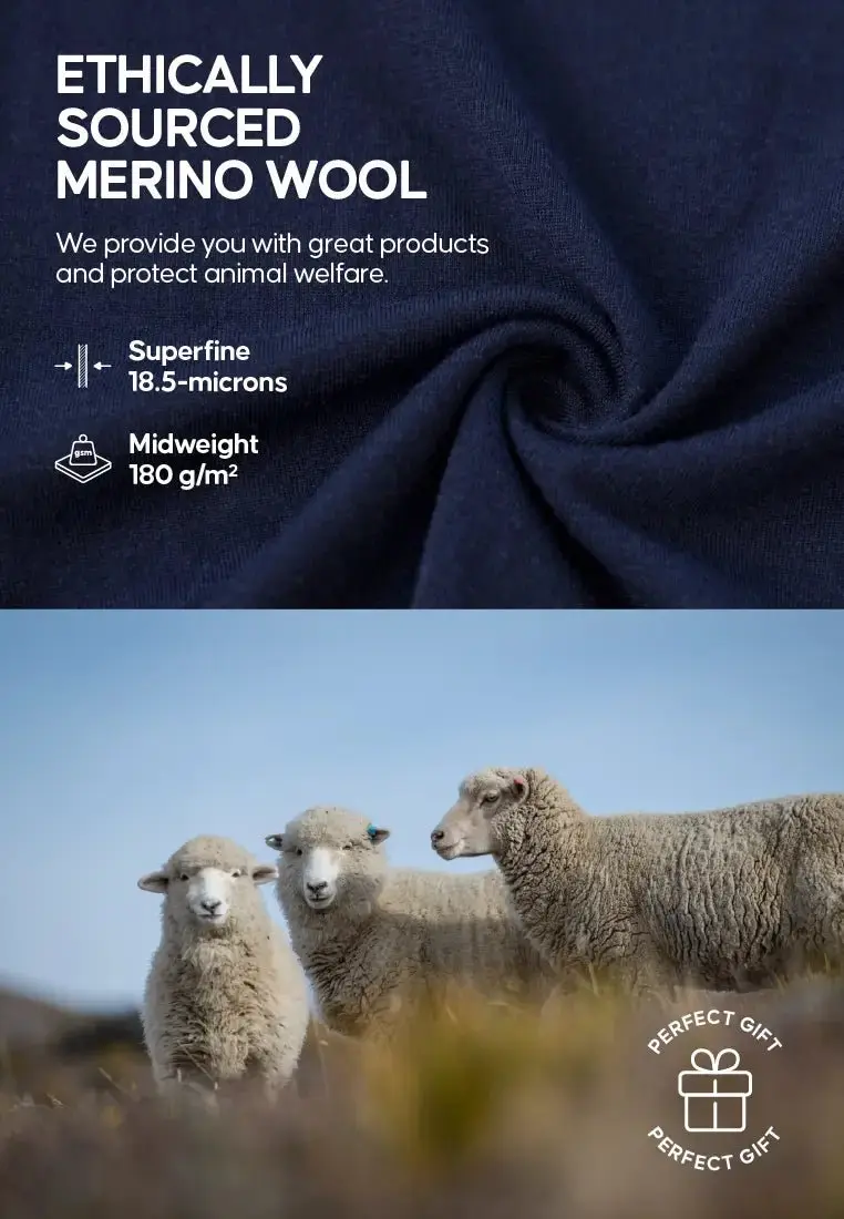 CORE MERINO HALF-ZIP SKIUNDERTØJSSÆT - Image 9