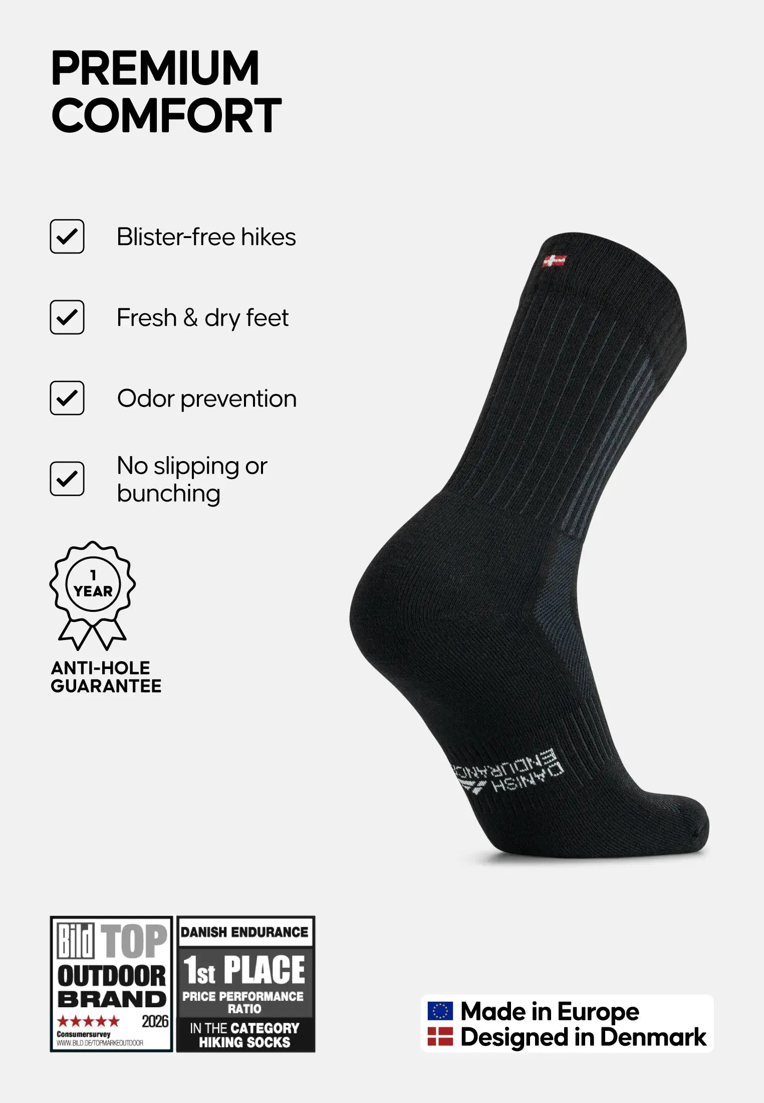 PREMIUM CREW VANDRESTRØMPER - Image 12